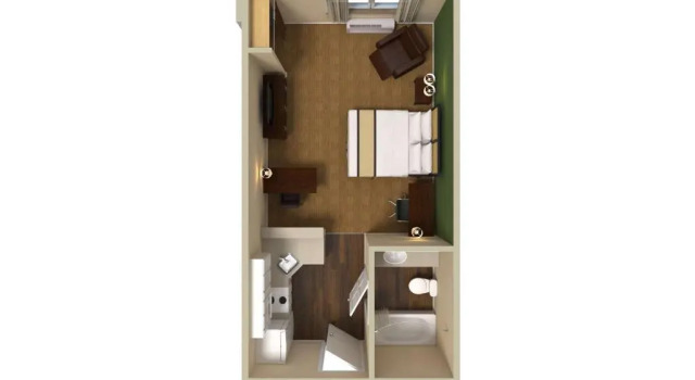 Двухместная студия Extended Stay America Suites - Los Angeles - Torrance Blvd