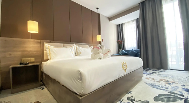 Двухместный номер Deluxe с балконом Jing Du Hotel