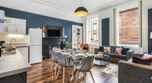 Renfrew Residence Central Glasgow 4-Bed Flat, Забронировать Отель Отели Стратклайда 4 звезды, 4*