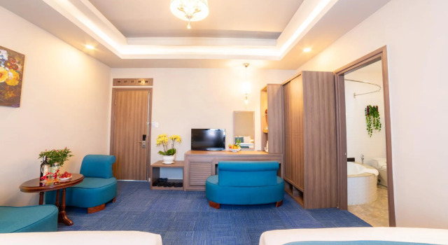 Четырёхместный семейный номер Standard Rum Vang Hotel Da Lat