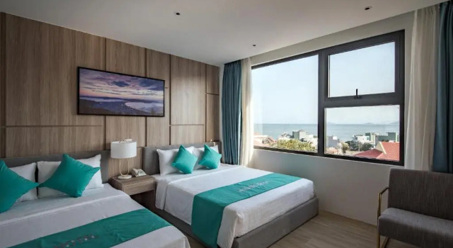Семейный номер Standard с видом на море HAKU Boutique Hotel Quy Nhơn - Lê Lợi