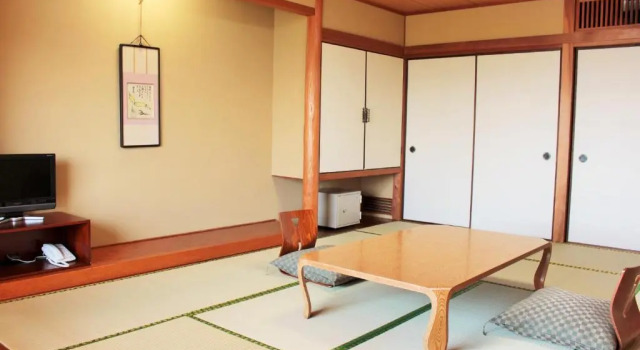 Номер Japanese Style с видом на море Отель Miyajima Seaside
