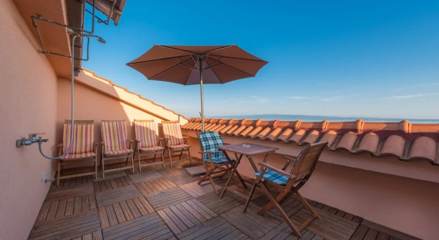 Номер Standard Дуплекс с балконом и с видом на море Apartments Žuvela