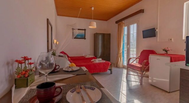 Студия Akis Villa Studios & Apartments with Pool