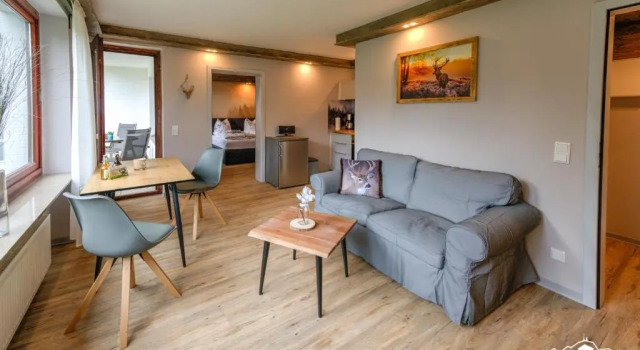 Апартаменты c 1 комнатой Auszeit im Harz Haus 3 Wohnung 6