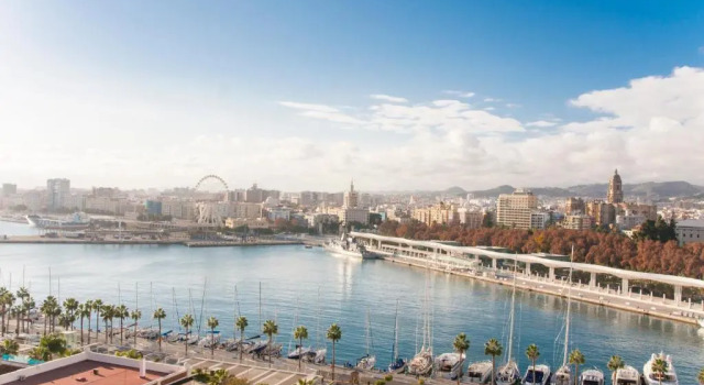 Номер Standard Пентхаус с видом на море MÁLAGA Si eS CaSuaL, Malagueta Penthouse
