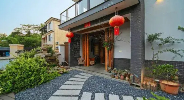 Anji Man Tun Ting Xin Shan Ye Xing Guang~Parent Child Vacation Homestay, Prenota Hotel Hotel a Huzhou con piscina, Piscina