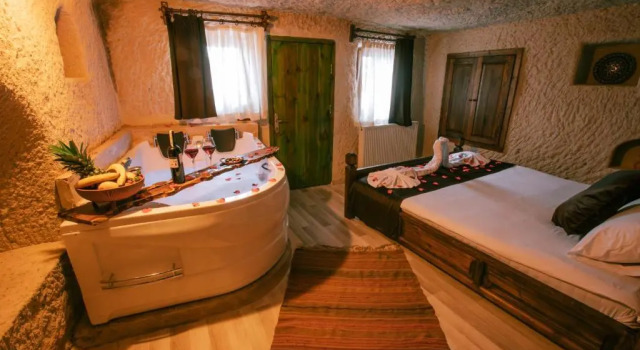 Двухместный люкс Mia Cappadocia Cave Hotel