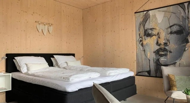 Двухместный номер Standard B&B Veluwemeer, jacuzzi, swim spa, sauna, steam bath and sandy beach