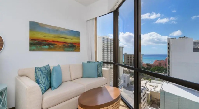 Двухместный номер Standard с видом на океан Hyatt Centric Waikiki Beach