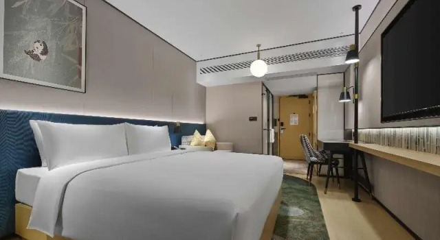 Двухместный номер Deluxe Hilton Garden Inn Chengdu Tianfu Panda Tower