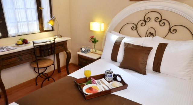 Mision Arcangel Puebla, Rezerwuj Hotel Hotele w Puebla ze śniadaniem, Śniadanie