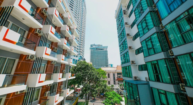 Трёхместный номер Deluxe с видом на город Happy Light Central Nha Trang