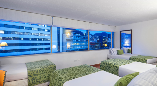 Четырёхместный номер Standard Hotel Oceanía Bogotá Museo