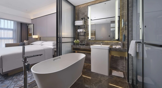 Luksusowy dwuosobowy pokój Doubletree By Hilton Anshan
