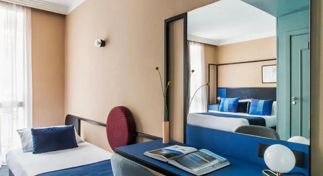 Трёхместный номер Superior с видом на город Hôtel les Cigales