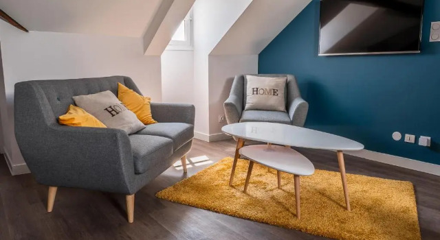 Апартаменты с 2 комнатами Appartements Les Orchidées Portail Louis Saumur