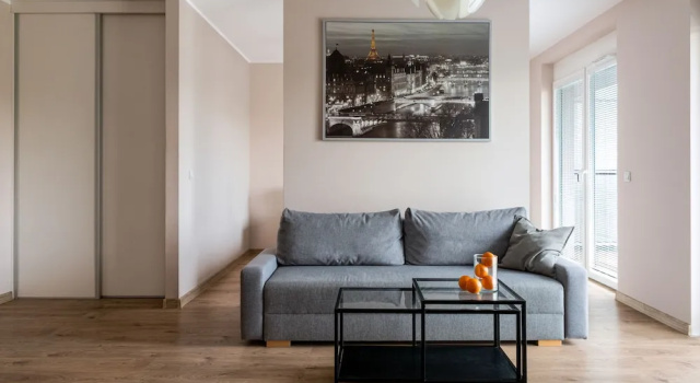 Двухместные апартаменты с видом на реку apartamenty-wroc Atal Towers