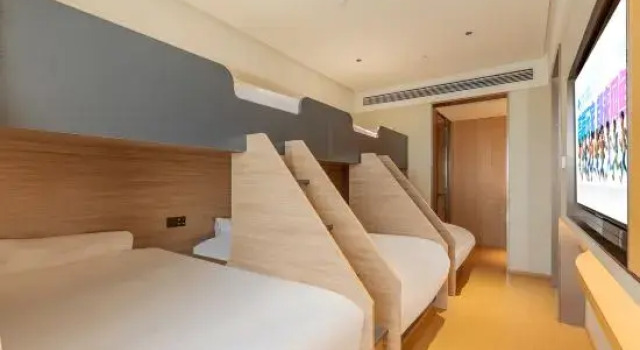 Кровать в общем номере WanYoo Esports Hotel (Luogang Central Park）