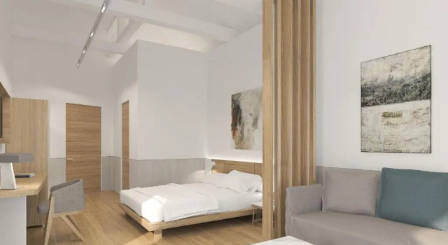 Апартаменты с видом на бассейн Studio Nikiti Beach