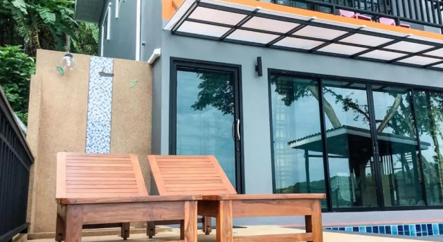 Коттедж Koh Sirey Beachfront Pool Villa - 2 Bedrooms House