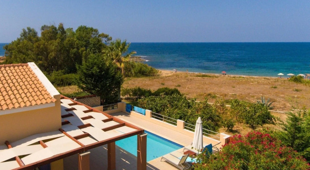 Вилла Maria Beach House Large Private Pool Walk to Beach Sea Views A C Wifi - 2176