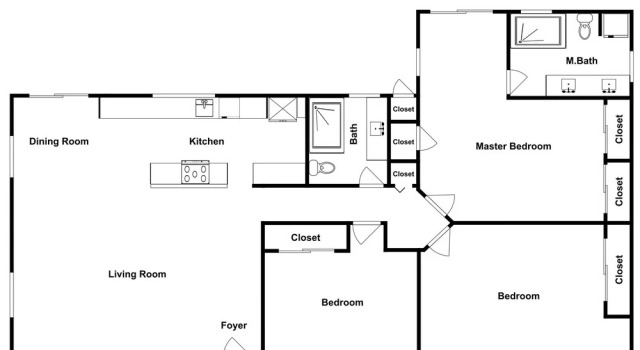Mid-century Modern Home 3 Bedrooms 2 Bathrooms Home
