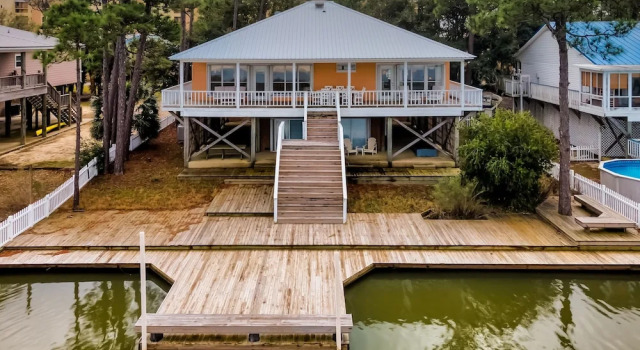 Screamin' Peace 1614 Cadillac 3 Bedroom Home by RedAwning, Boek Vakantiehuis Dauphin Island Alabama