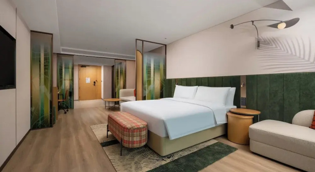 Двухместный номер Deluxe Hilton Garden Inn Kunming Railway Station South