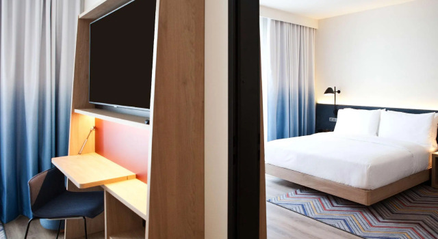 Двухместный номер с видом на город Hampton By Hilton Vienna Messe