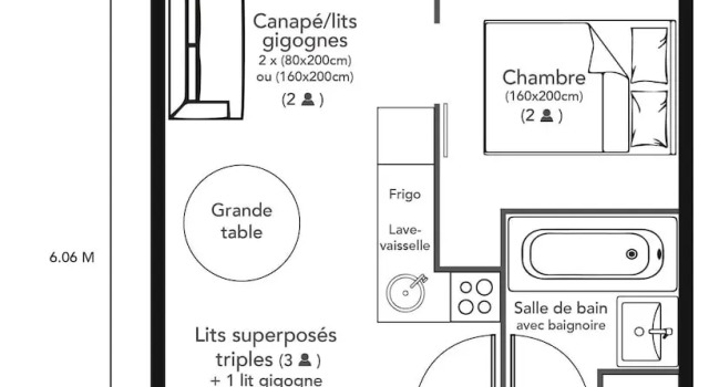 Апартаменты Comfort RisoulSki Antarès - Piscine et Sauna