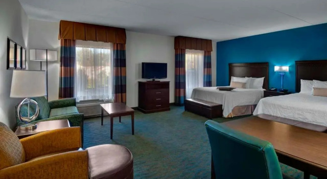 Двухместный люкс Hampton Inn & Suites Smithfield