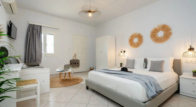 Двухместная студия с видом на город Erato Inn Naxos