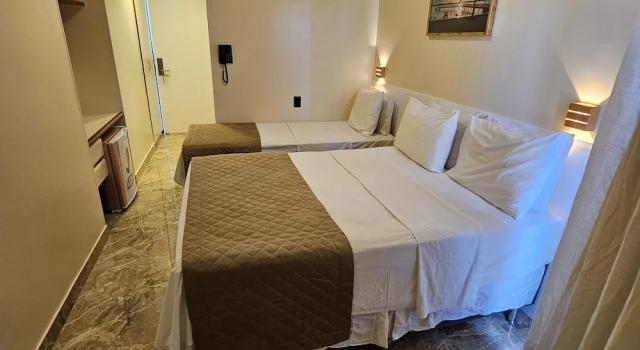 Трёхместный номер Standard с балконом Jatobá Praia Hotel