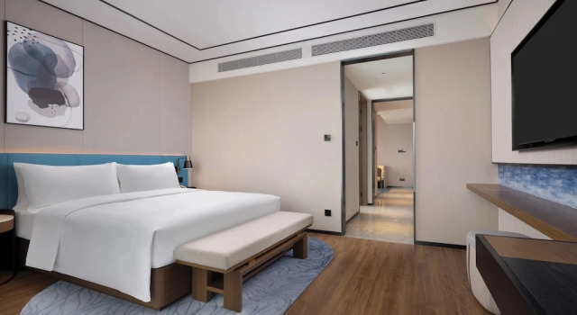 Двухместный люкс Deluxe Hilton Garden Inn Shanwei Haibin Boulevard