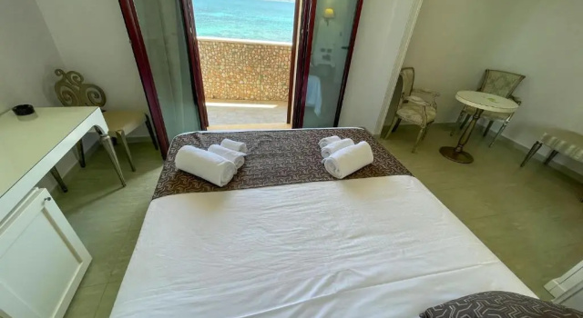 Двухместный номер Superior с балконом и с видом на море Hotel Alba