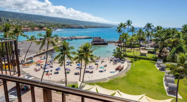 Номер Standard oceanfront Courtyard by Marriott King Kamehamehas Kona Beach Hotel