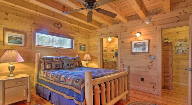 Коттедж Lake Lure Log Cabin w/ Grill, Near Hiking
