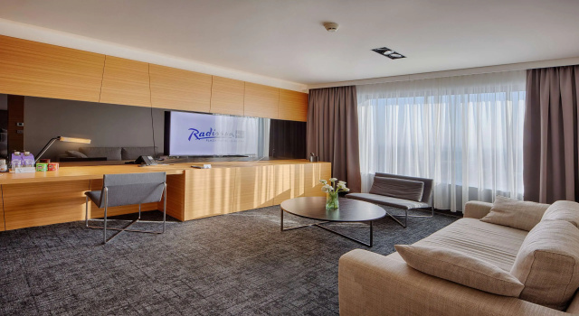 Люкс c 1 комнатой Radisson Blu Plaza Hotel Ljubljana