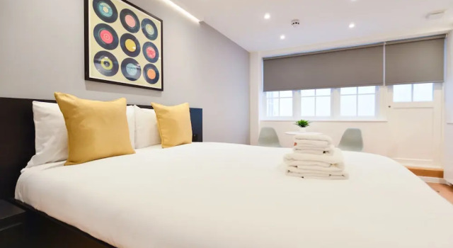 Студия Deluxe Цокольный этаж StayPrime Marylebone Serviced Apartments