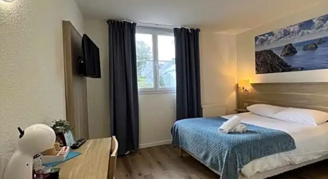 Двухместный номер Standard с видом на внутренний двор CouettHôtel Brest Port de plaisance, Les pieds dans leau