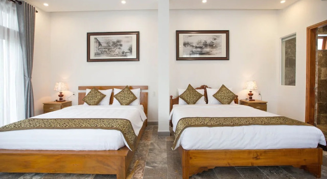 Четырёхместный семейный номер Standard с балконом Lan Uyen Homestay - Hoi An
