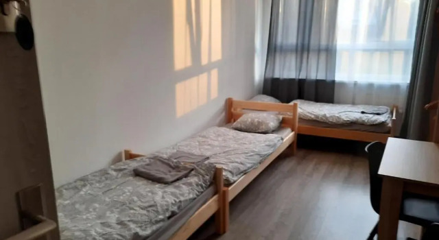 Кровать в общем номере Hostel Północna 61