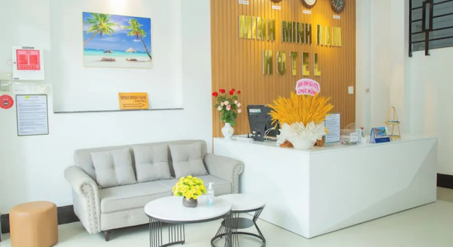 Четырёхместный номер Economy с балконом Minh Minh Nam 2 Hotel