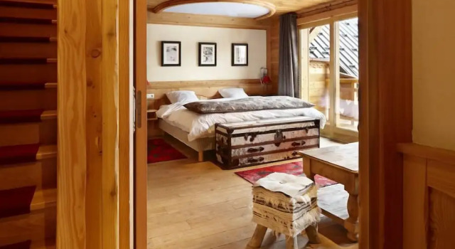 Люкс Дуплекс с балконом Hôtel Chalet Mounier