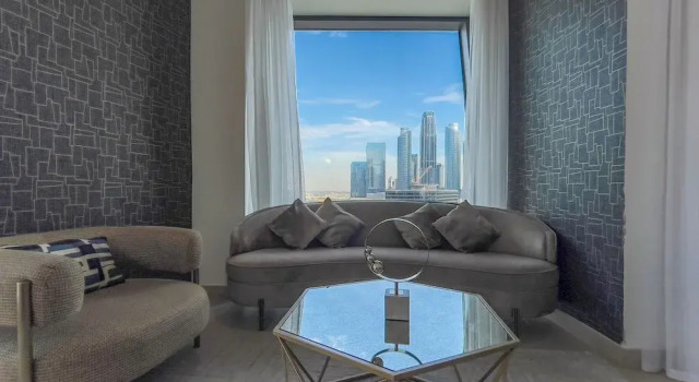 Elite LUX Holiday Homes - 3BR Full Burj Khalifa Fountain Views in Downtown, Забронировать Апартаменты/квартира Апартаменты Эмирата Дубая, рядом с Дубайский аквариум, Апартаменты/квартира