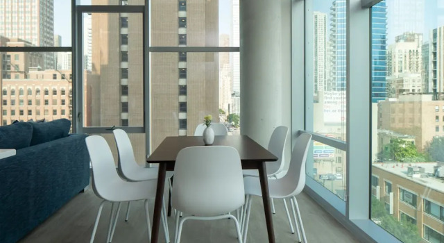 Семейные апартаменты с 2 комнатами Kasa River North Chicago