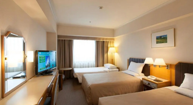 Трёхместный номер Standard Hotel New Otani Takaoka