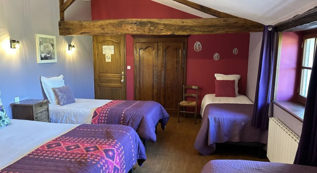 Семейный номер Standard Chambres d'hôtes Le Puy d'Anché