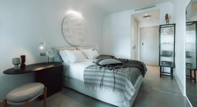 Двухместный номер Deluxe Beachfront Mykonos Ammos Hotel - Small Luxury Hotels of the World